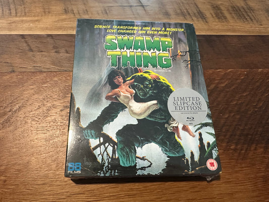 Swamp Thing Blu ray*88 Films*Region B*Limited Edition-Slipcover-NEW