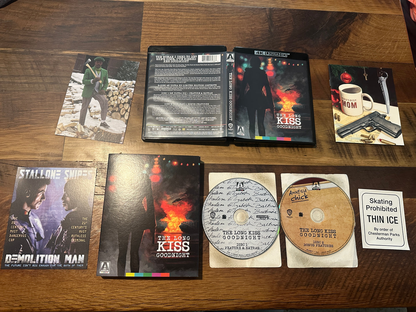 The Long Kiss Goodnight (4K Ultra HD, Arrow Video, Slipcover, Limited Ed)
