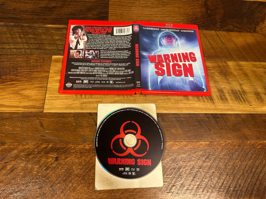 Warning Sign (Blu ray, Scream Factory, 80's Classic, Sam Waterston)