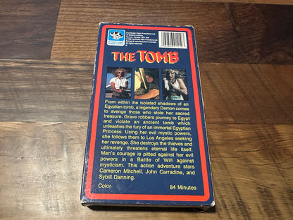The Tomb VHS-Interglobal Home Video-Slipcase-80’s Cameron Mitchell-