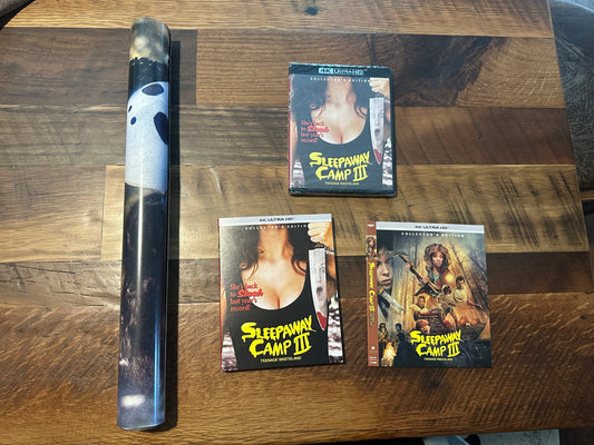 Sleepaway Camp III (4K Ultra HD, Scream Factory, 2X Slip, & Poster, NEW)