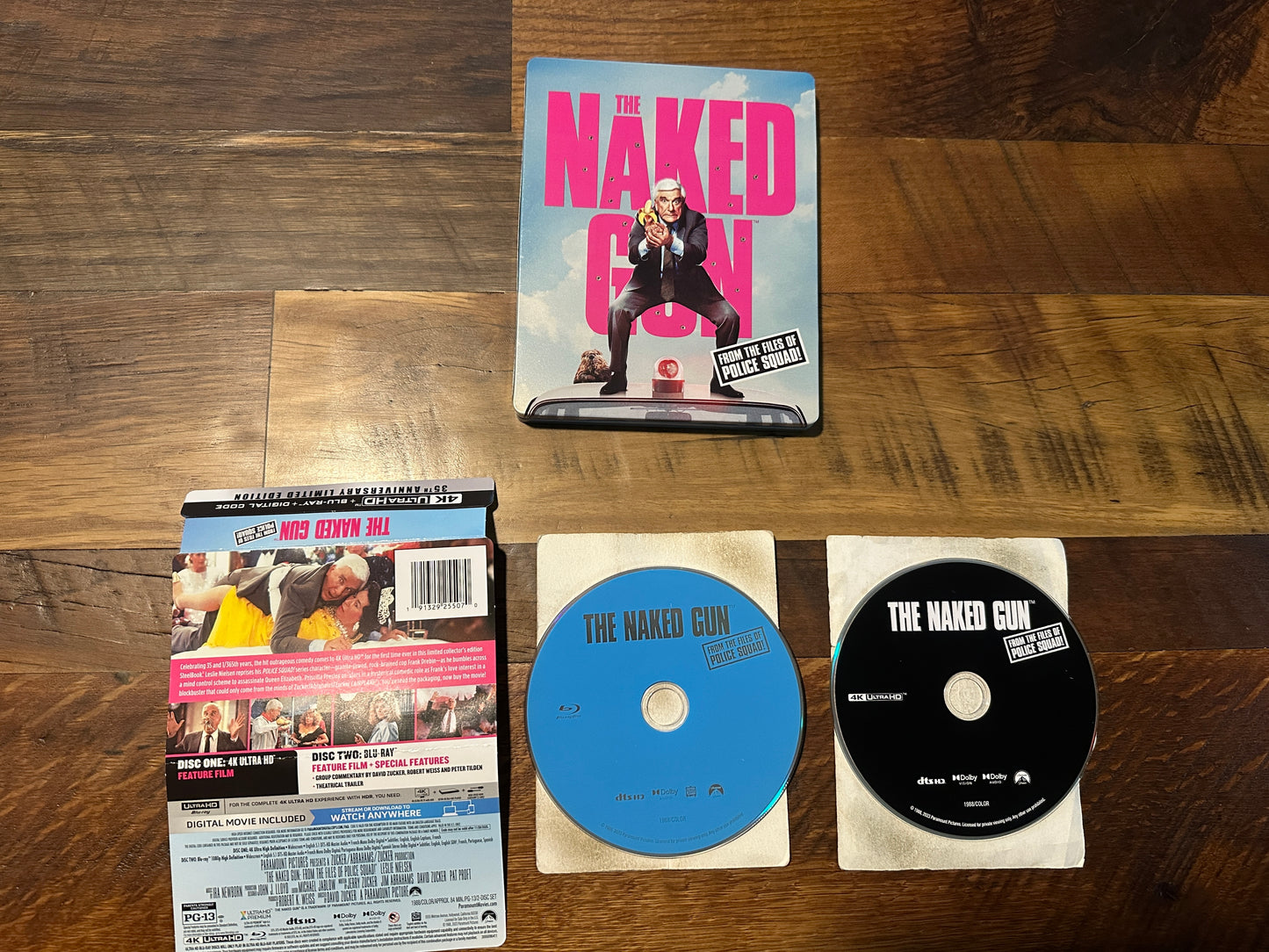 The Naked Gun 1988 (4K Ultra HD, Paramount, Steelbook, No Digital)