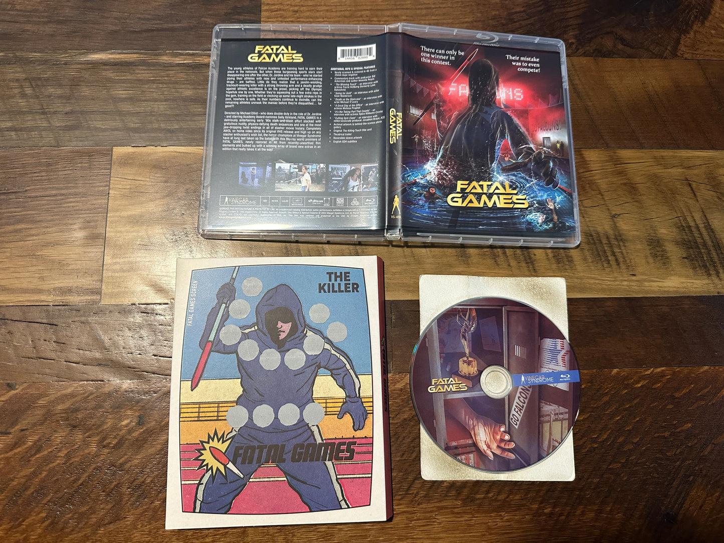 Fatal Games (Blu ray, Vinegar Syndrome, Scratch Off Slipcover)