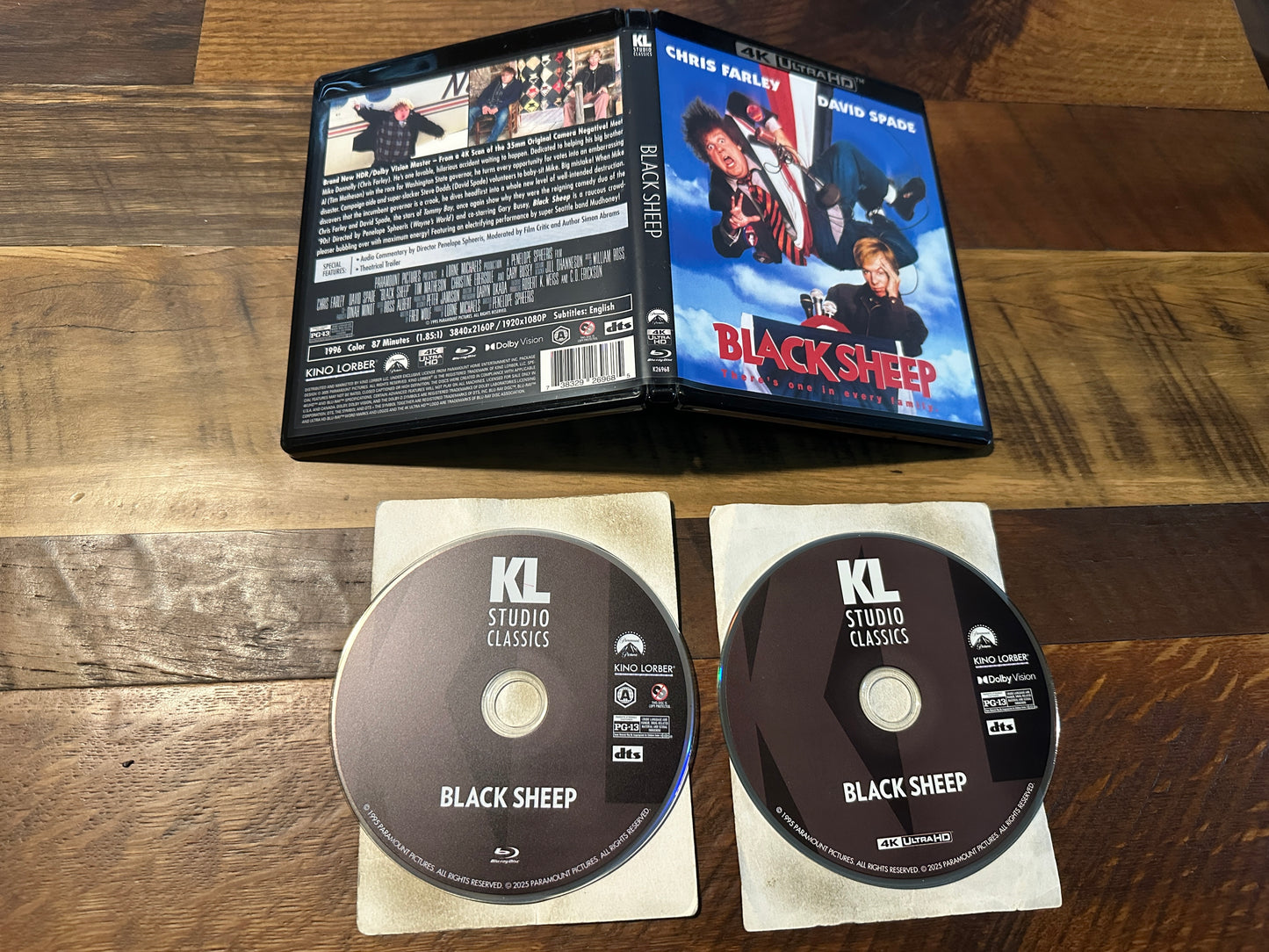 Black Sheep 1996 (4K Ultra HD/Blu ray, Kino Lorber, 90’s Classic, Widescreen)