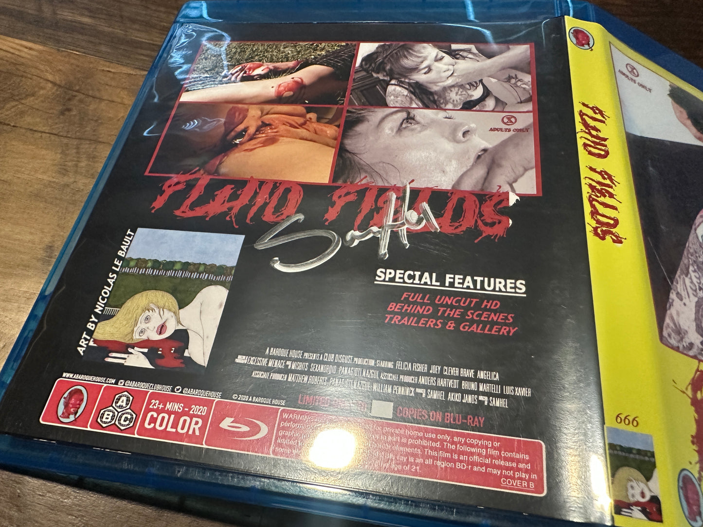 Fluid Fields (BD-R, A Baroque House, Rare Limited Edition, Cover B, Signed)