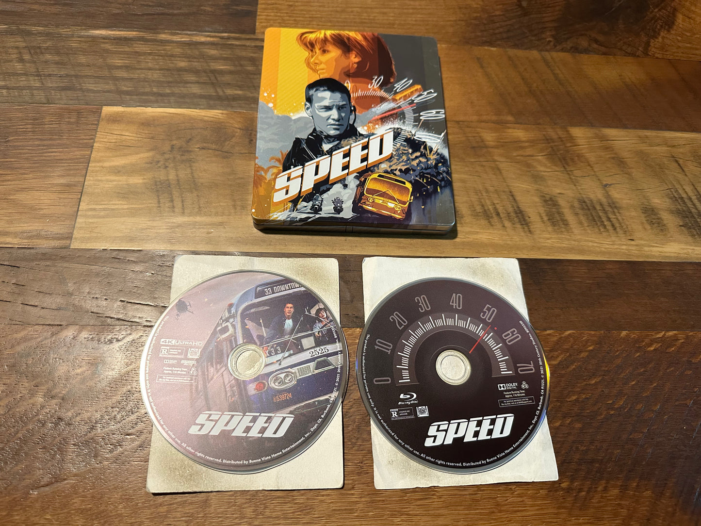 Speed 4K Ultra HD/Blu ray-20th Century Fox2 Disc-90’s Classic-