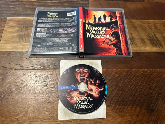 Memorial Valley Massacre (Blu ray, Vinegar Syndrome, 80’s Horror, Widescreen)