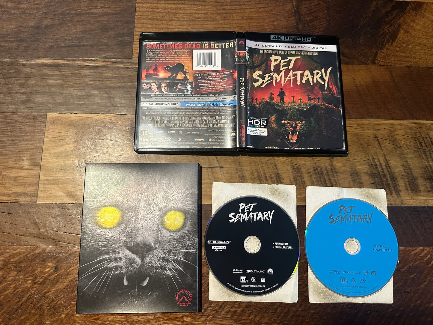 Pet Sematary (4K Ultra HD/Blu ray, Paramount Scares Slipcover, No Digital)