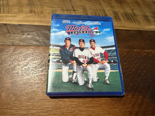 Major League II (Blu ray, Sony Pictures, 90’s Classic, Charlie Sheen, NEW)
