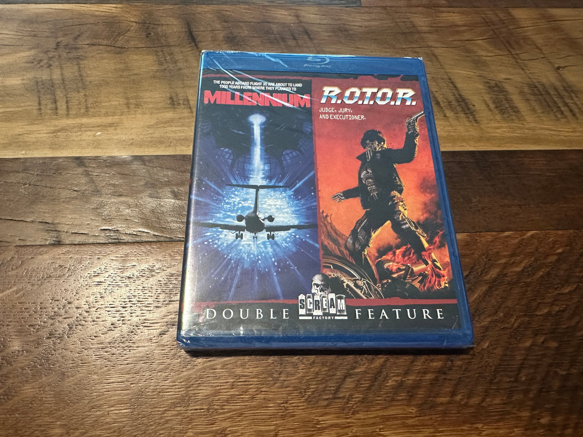 Millennium & R.O.T.O.R. (Blu ray, Scream Factory, Double Feature, NEW)