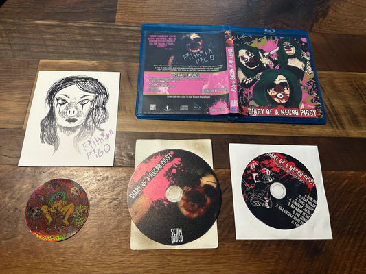 Diary Of A Necro Piggy BD-R/CD-2 Disc-MUST UP-Obscure