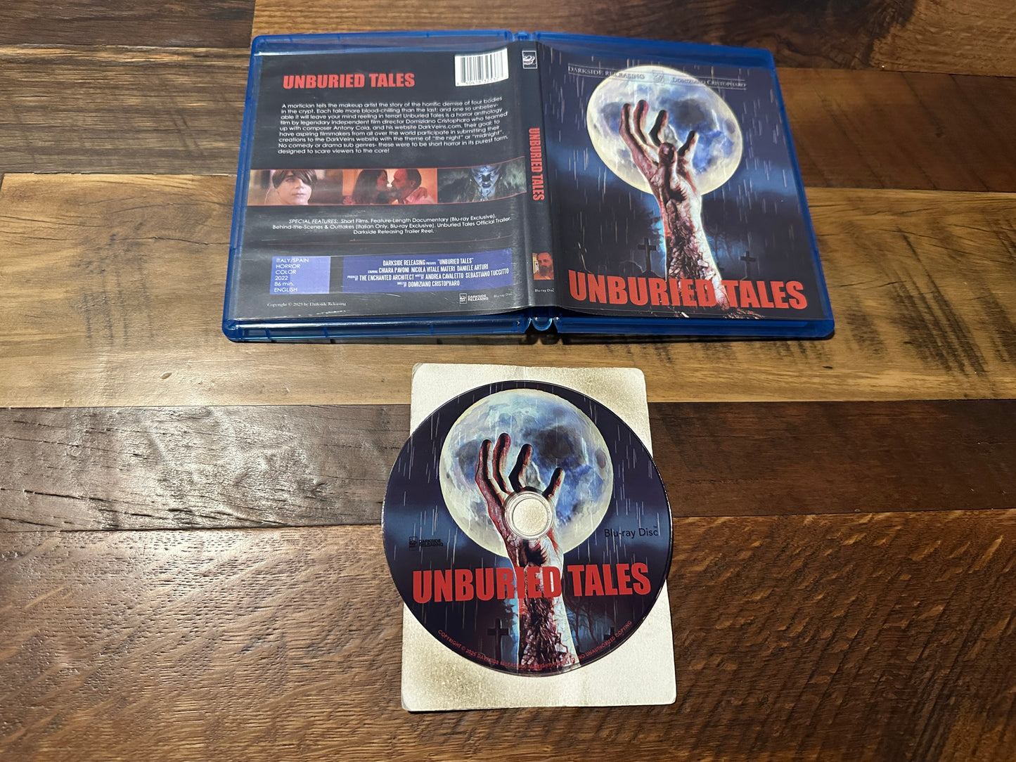 Unburied Tales (Blu ray, Darkside Releasing, 2022 Obscure Horror)