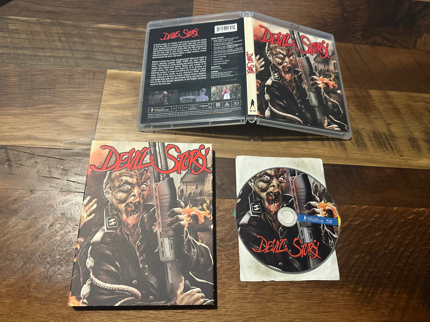 Devil Story Blu ray*Vinegar Syndrome*Slipcover*4K Scan*80's Obscure Horror*
