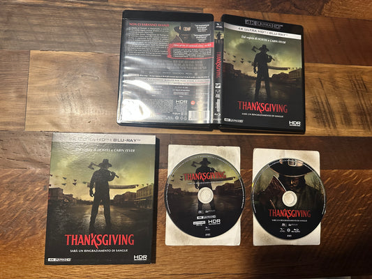 Thanksgiving (4K Ultra HD/Blu ray, Eagle Pictures, Slipcover, 2 Disc, Region B)