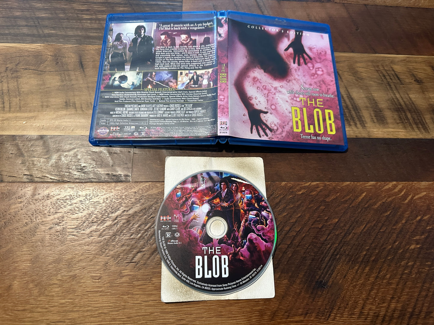 The Blob (Blu ray, Scream Factory, Collector's Edition, 80's Classic Horror)