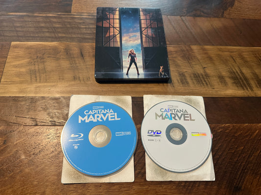 Captain Marvel (4K Ultra HD, Steelbook, Marvel Studios, 2 Disc, No Digital)