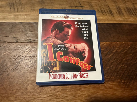 I Confess Blu ray-WB Archive Collections-50’s Classic-NEW-