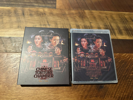 Chinese Torture Chamber Story 1 & 2 (Blu ray, Vinegar Syndrome, Slipcover, NEW)