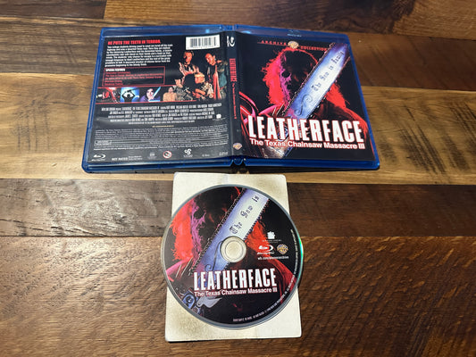 Leatherface TCM III Blu ray-WB Archive Collection-90’s Horror Classic-