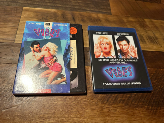 Vibes (Blu ray, Mill Creek Entertainment, VHS Slipcover, Cyndi Lauper)