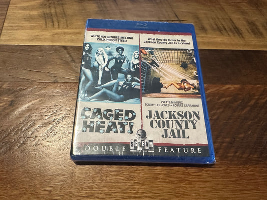 Caged Heat! & Jackson County Jail Blu ray-Scream Factory-Double Feature-NEW