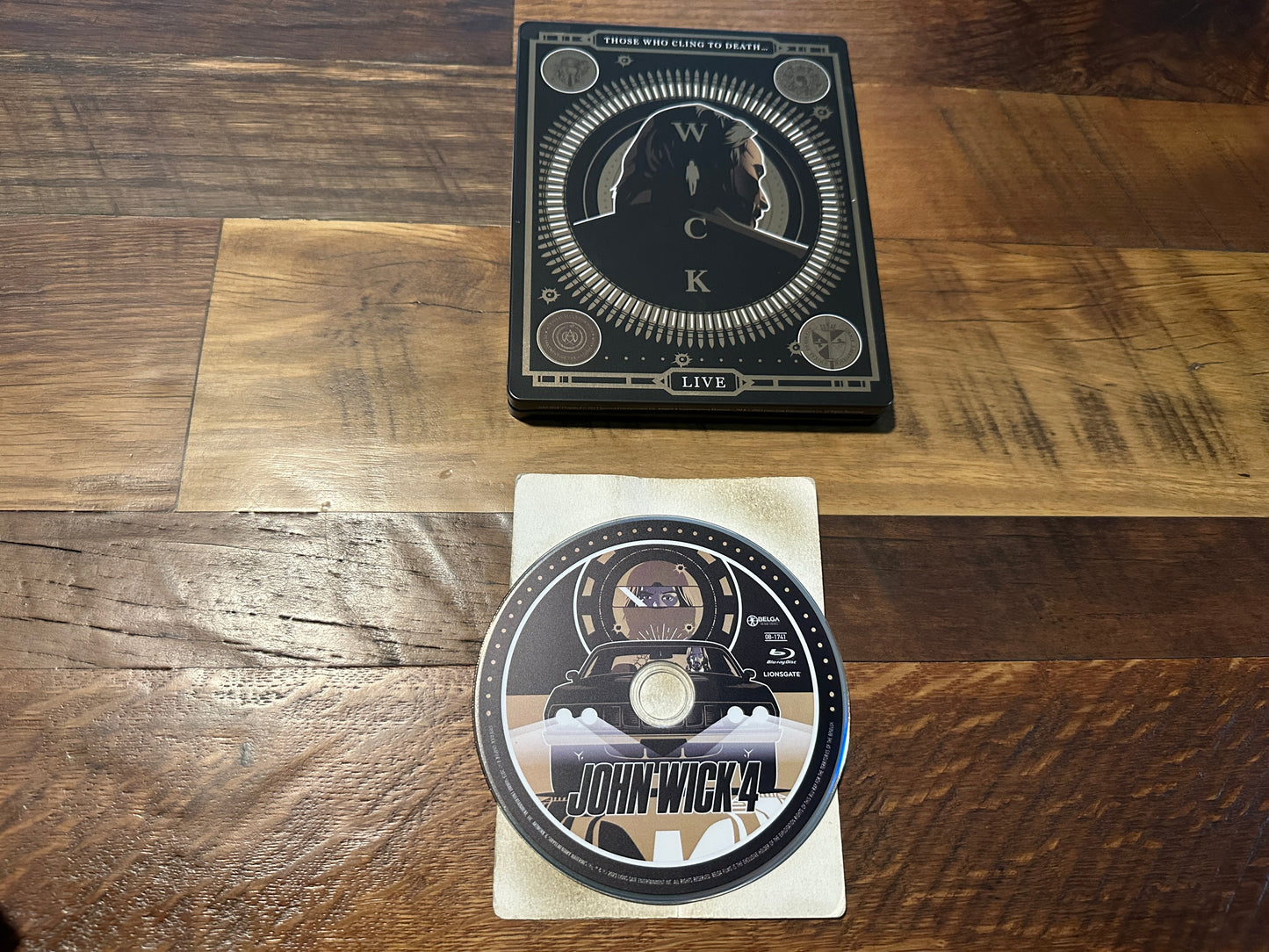 John Wick 4 (Blu ray, Lionsgate, Steelbook, Classic, Widescreen, No Digital)