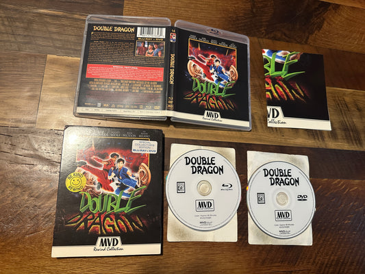 Double Dragon (Blu ray/DVD, MVD Rewind Collection, Rare Slipcover, 2 Disc)