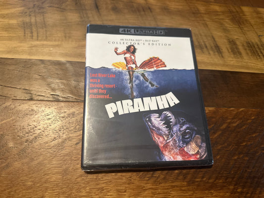 Piranha 4K Ultra HD/Blu ray-Scream Factory-Collector’s Edition-NEW