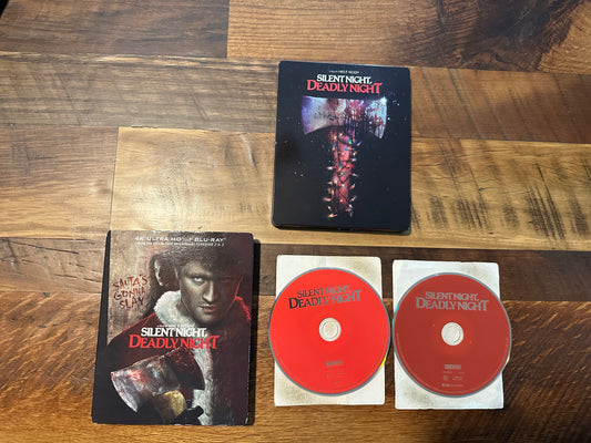 Silent Night Deadly Night (4K Ultra HD, Steelbook, Cineverse, Slipcover)
