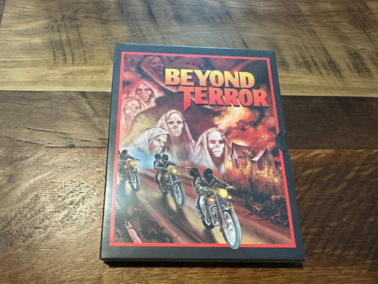 Beyond Terror Blu ray-Cauldron-Slipcover-80’s Classic-NEW/Sealed