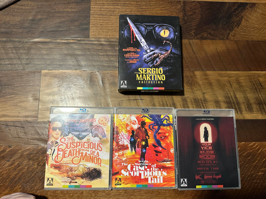 The Sergio Martino Collection (Blu ray, Arrow Video, Boxset, Special Ed)
