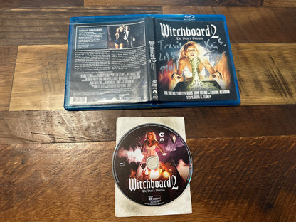 Witchboard 2 The Devil’s Doorway (Blu ray, Olive Films, Ami Dolenz, Director Signed)