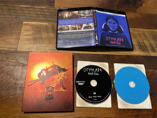 Orphan First Kill 4K Ultra HD/Blu ray-Paramount Scares Slipcover-
