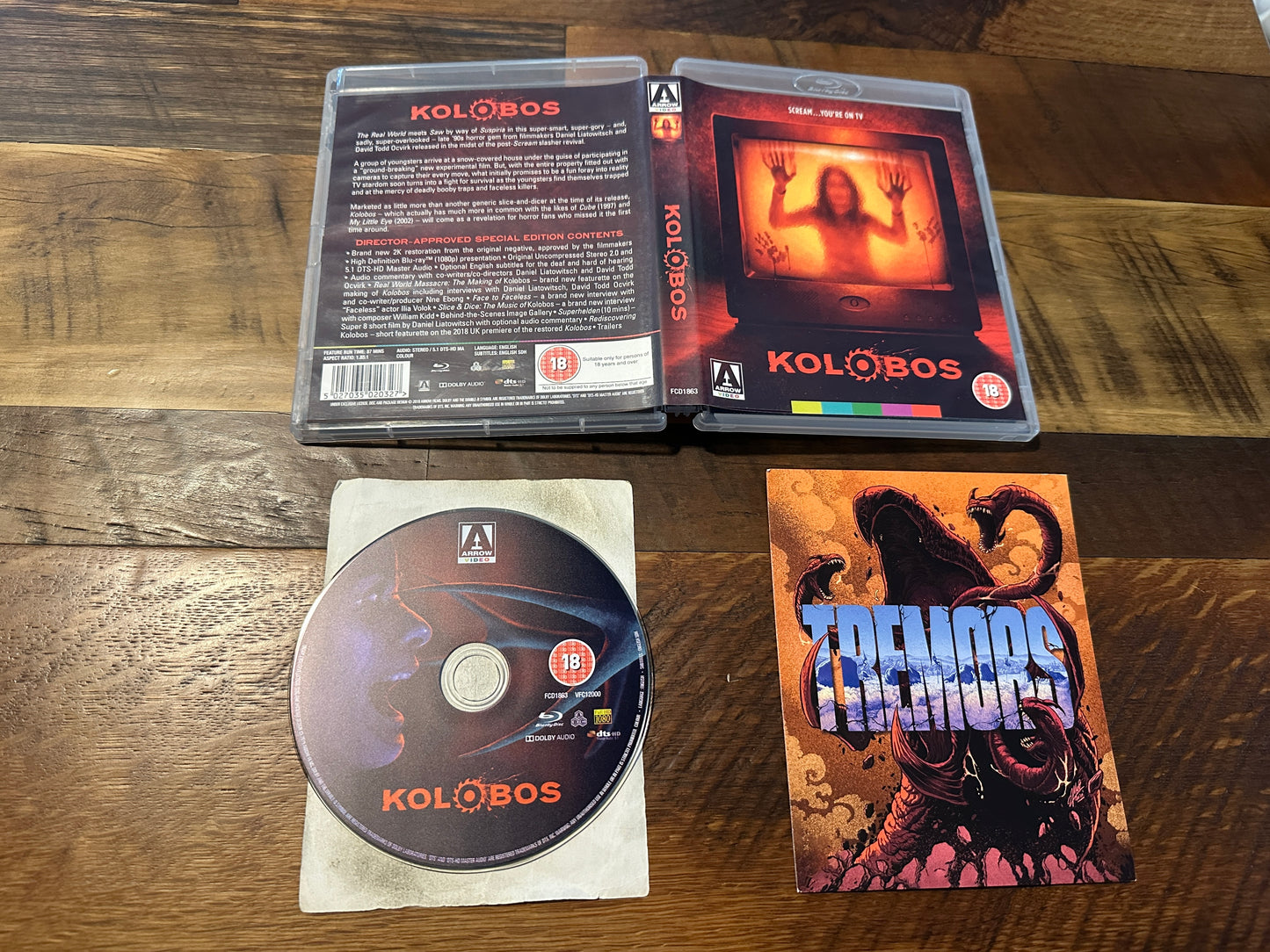 Kolobos (Blu ray, Arrow Video, Special Ed, Region Free, 90's Horror)