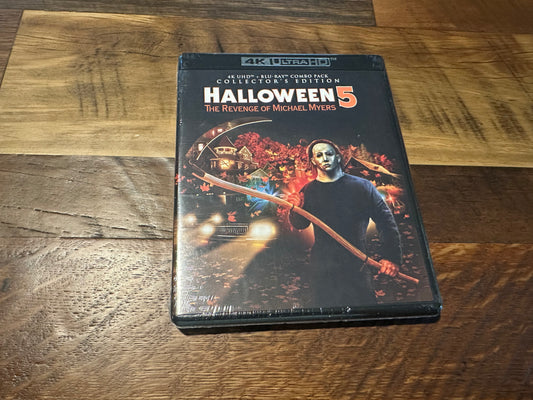 Halloween 5 4K Ultra HD-Scream Factory-Collector’s Edition-NEW/ Sealed