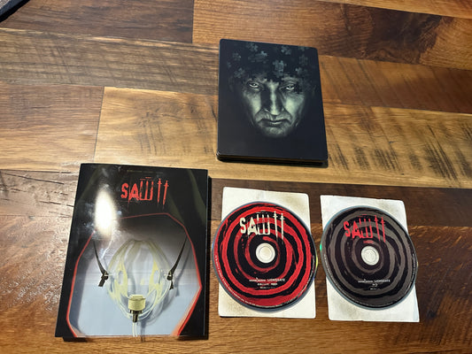 Saw II 4K Ultra HD/Blu ray, Steelbook, Slipcover, 2 Disc, No Digital)