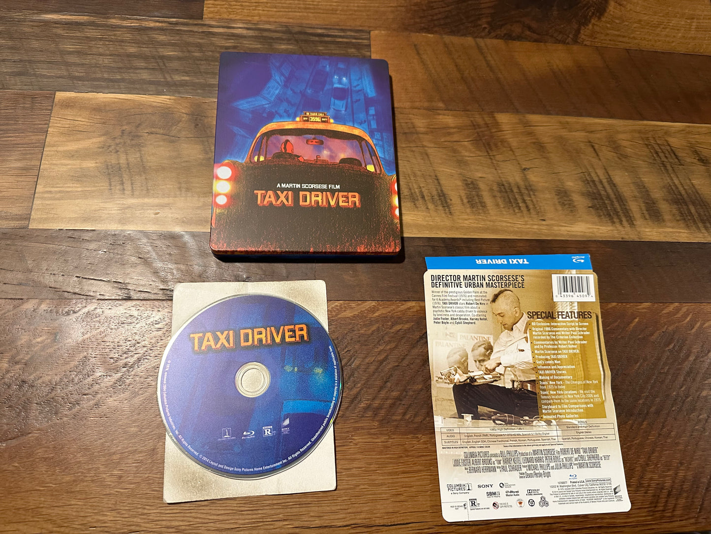 Taxi Driver Blu ray-Pop Art-Steelbook-Martin Scorsese-No Digital