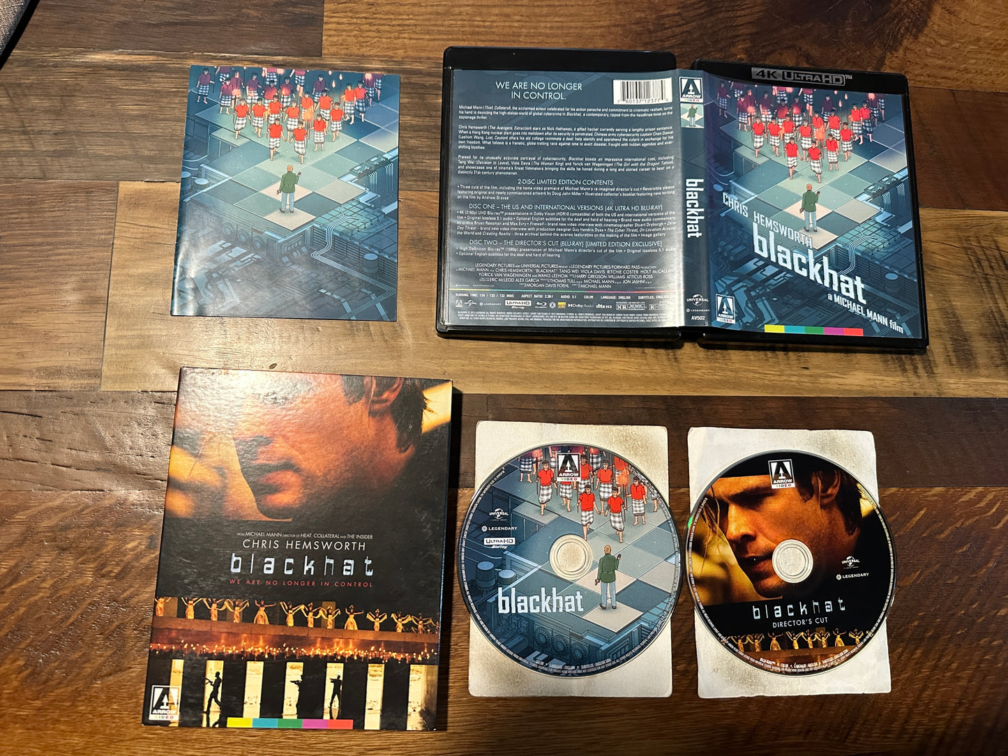 Blackhat (4K Ultra HD/Blu ray, Limited Edition, Arrow Video, Slipcover)