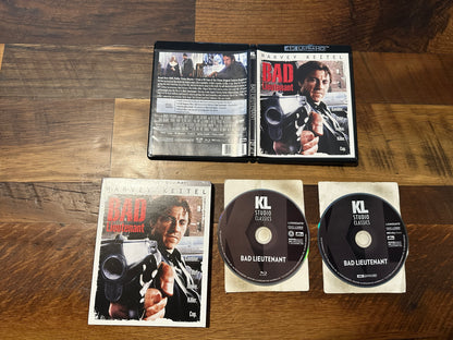 Bad Lieutenant (4K Ultra HD, Kino Lorber, 90’s, Slipcover, Harvey Keitel)