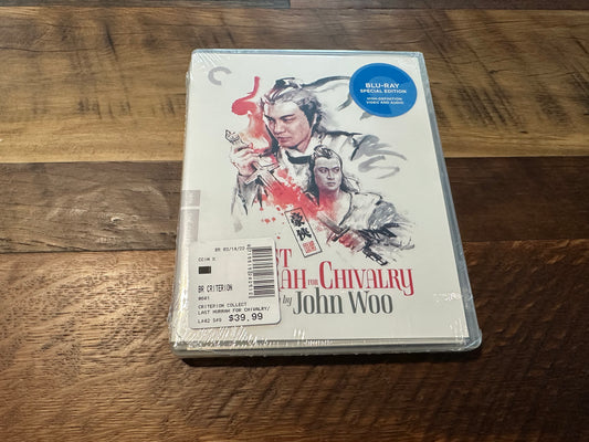 Last Hurrah For Chivalry Blu ray-Criterion Collection-Special Edition-NEW