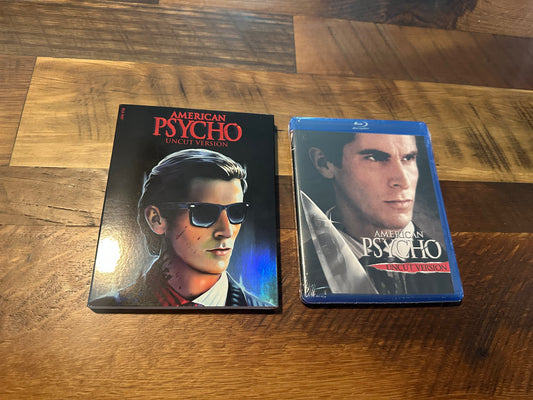 American Psycho Blu ray-Uncut Version-Lionsgate-Special Ed Slipcover-NEW