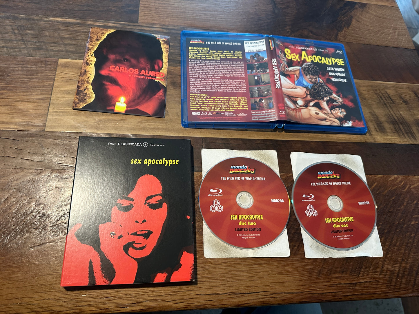 Sex Apocalypse (Blu ray, Mondo Macabro, 2 Disc Limited Ed, Slipcover)