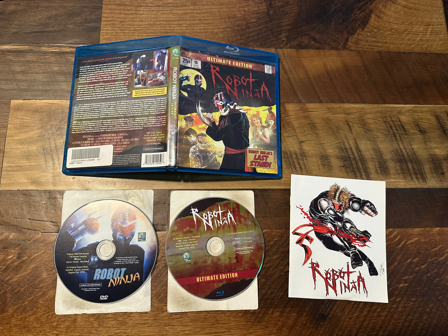 Robot Ninja Blu ray*Tempe Digital*2 Disc*Ultimate Edition