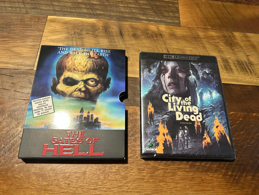 The Gates Of Hell (4K Ultra HD, Slipcase, Cauldron Films, 80’s Horror, NEW)