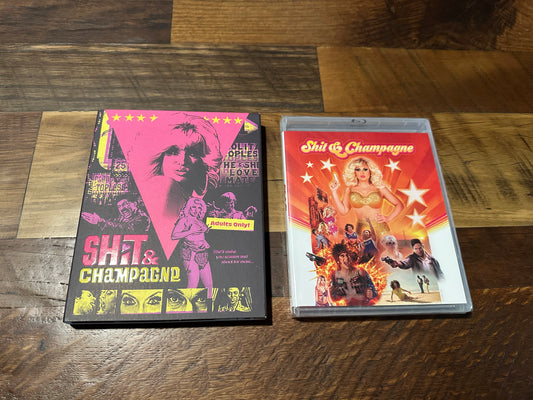 Shit & Champagne (Blu ray, Vinegar Syndrome, Slipcover, Widescreen, NEW)