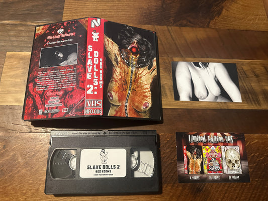 Slave Dolls 2 VHS-New Film Order-Obscure Horror-Rare/OOP-Only 6 Made