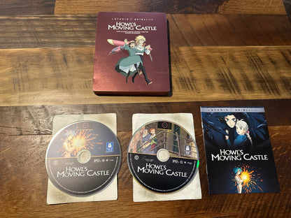 Howl’s Moving Castle (Blu ray, Steelbook, Shout Factory, DENTED)