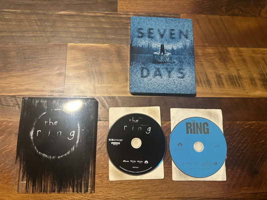 The Ring 4K Ultra HD/ Blu ray-Steelbook-Slipcover-2 Disc-Paramount