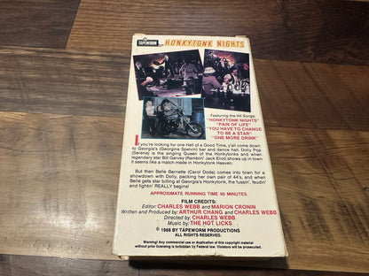 Honeytonk Nights VHS-Tapeworm Production-Slipcase-Carol Doda-Rare