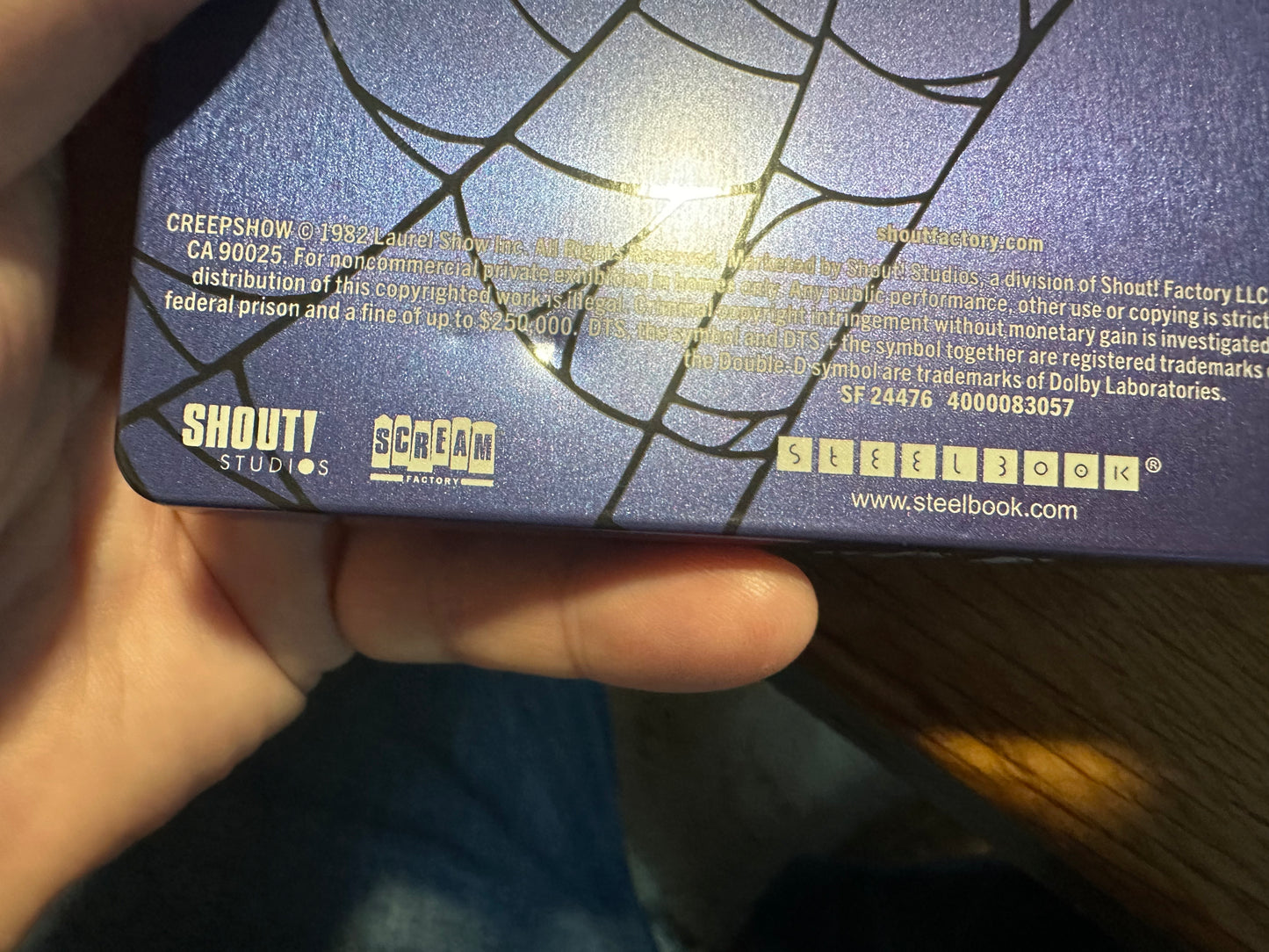 Creepshow 4K Ultra HD/Blu ray-Scream Factory-Steelbook-Limited Ed